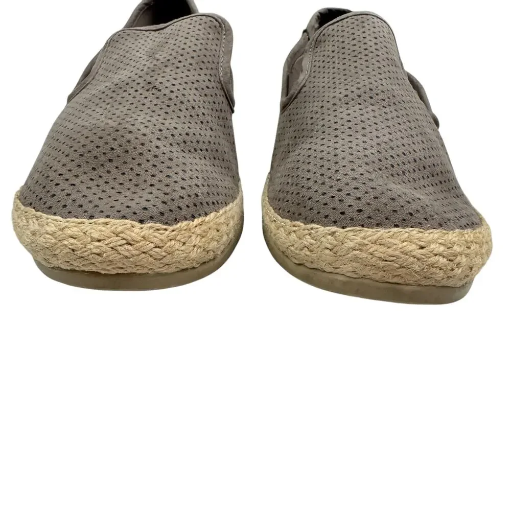 Esprit Nadine Espadrille Perforated Slip-On Shoes Women's Size 9.5